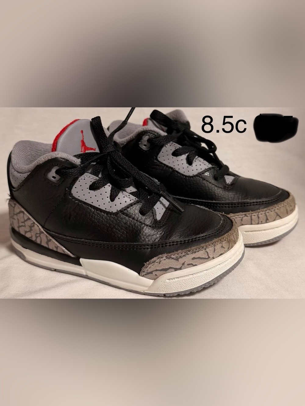 Black and Grey Men's Athletic Sneakers